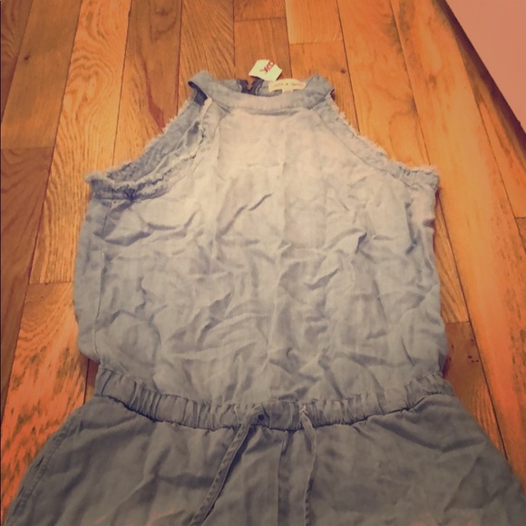 cloth & stone Other - denim romper never worn tags still on
